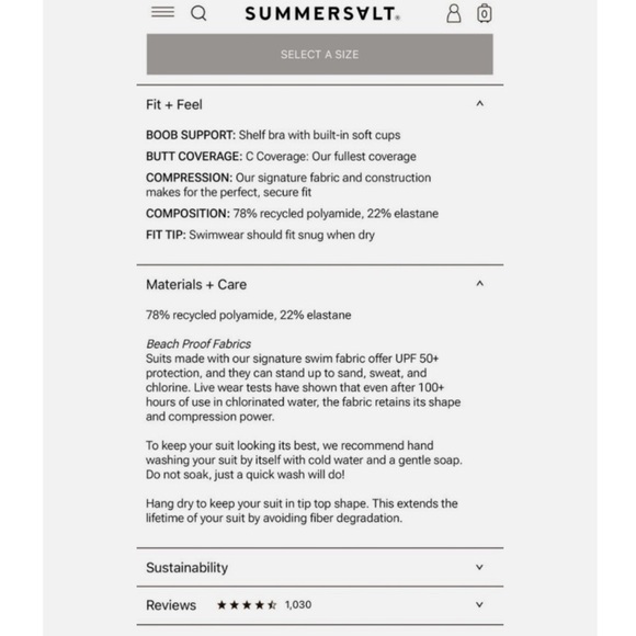 Summersalt The Ruffle Oasis One Piece Swimsuit On The Dot Seaweed Green White 8 - Picture 11 of 14